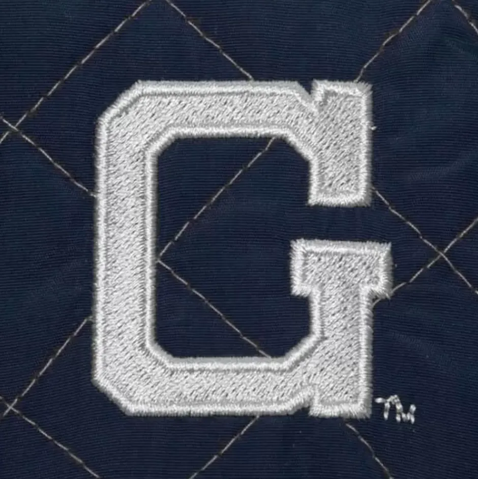 Mitchell & Ness Snapback-Quilted Taslan Snapback Georgetown University