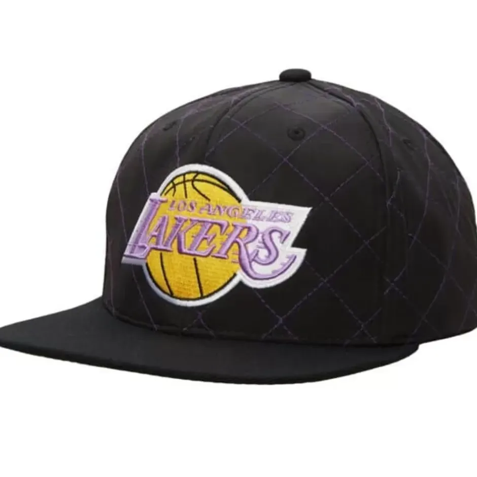 Mitchell & Ness Snapback-Quilted Taslan Snapback Hwc Los Angeles Lakers