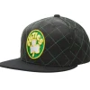 Mitchell & Ness Snapback-Quilted Taslan Snapback Hwc Boston Celtics