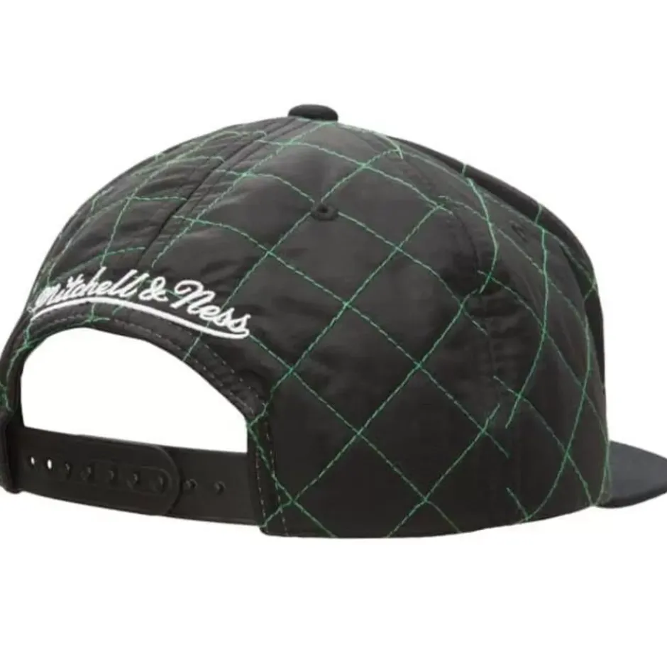 Mitchell & Ness Snapback-Quilted Taslan Snapback Hwc Boston Celtics