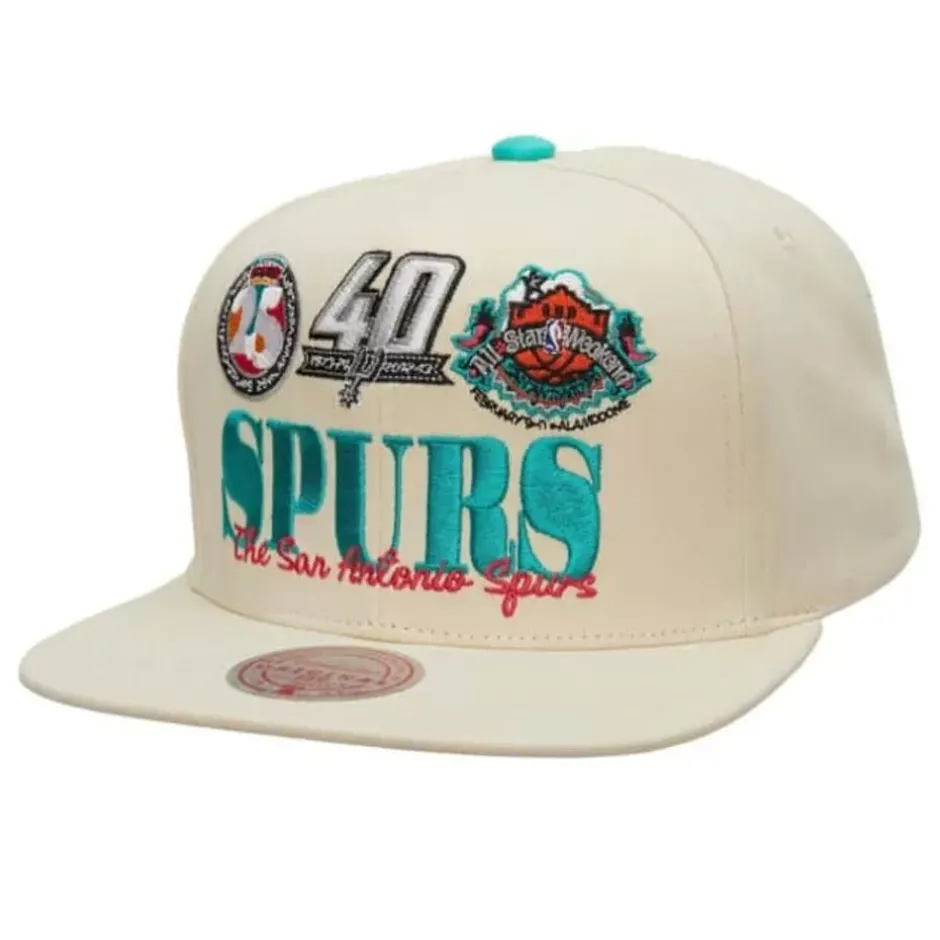 Mitchell & Ness Snapback-Reframe Retro Snapback Hwc San Antonio Spurs