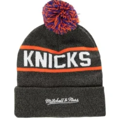 Mitchell & Ness Knit-Reload 2.0 Pom Knit Beanie New York Knicks