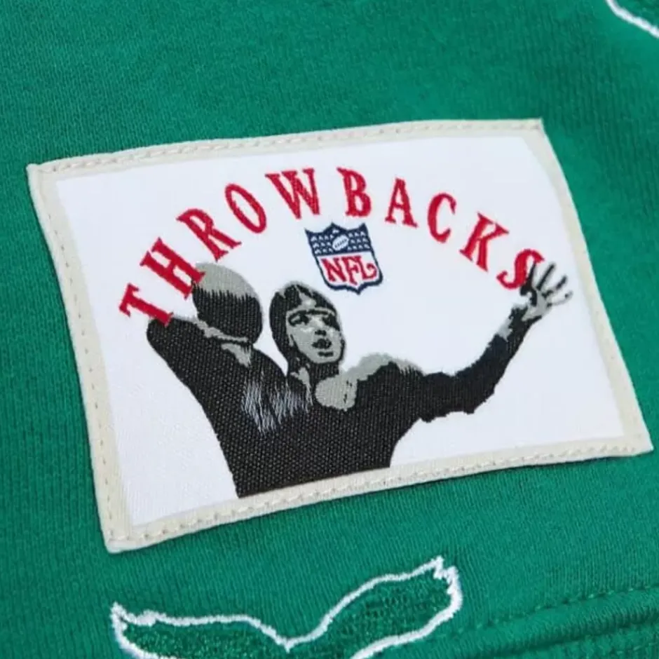 Men Mitchell & Ness Hoodies & Sweatshirts-Repeat Hoodie Philadelphia Eagles