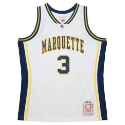 Mitchell & Ness Nba Swingman-Replica Dwyane Wade Marquette University White 2002 Jersey