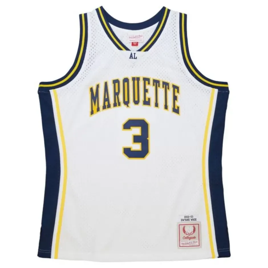 Mitchell & Ness Nba Swingman-Replica Dwyane Wade Marquette University White 2002 Jersey