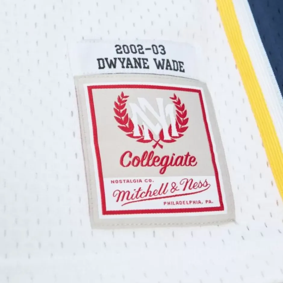 Mitchell & Ness Nba Swingman-Replica Dwyane Wade Marquette University White 2002 Jersey