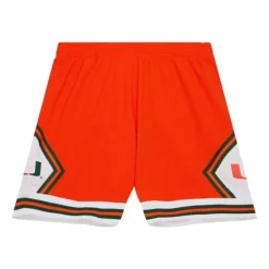 Mitchell & Ness Nba Swingman-Replica University Of Miami 1992 Shorts