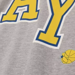 Men Mitchell & Ness T-Shirts & Tops-Retaggio Ss Tee Golden State Warriors