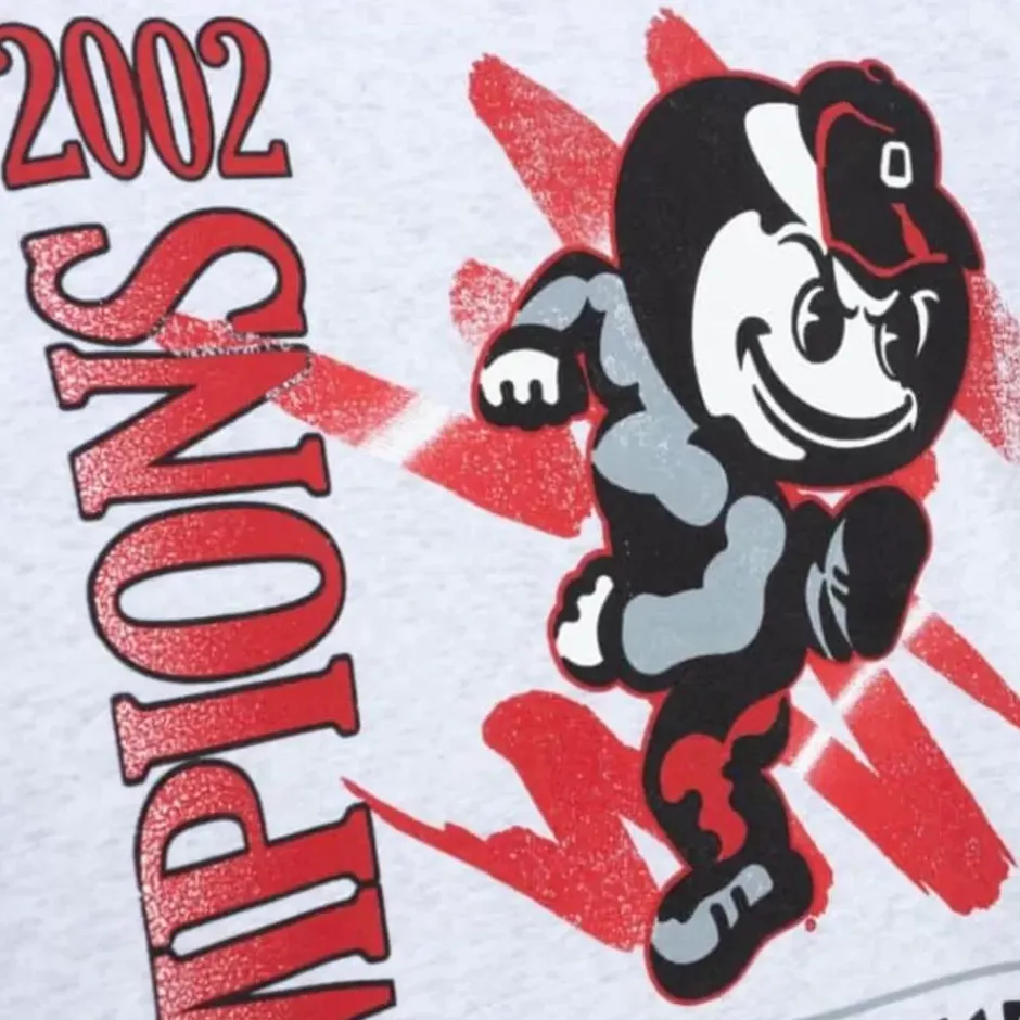 Men Mitchell & Ness Hoodies & Sweatshirts-Retro Brush Crew Ohio State