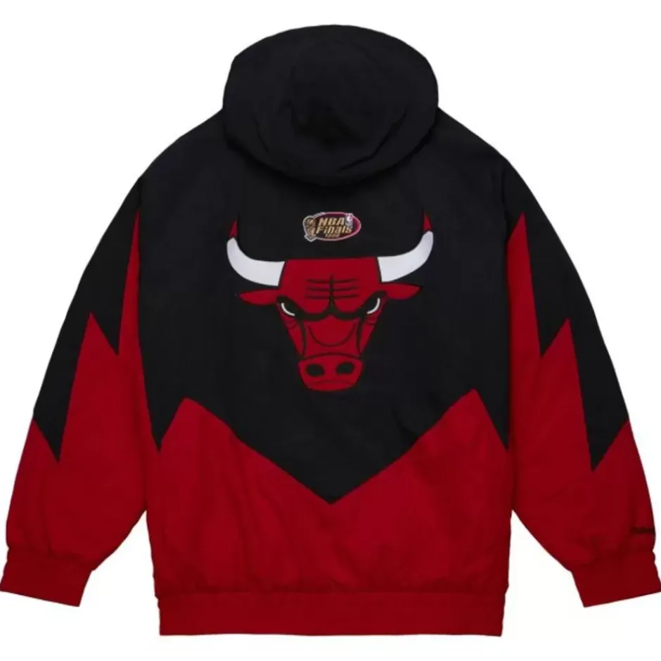 Men Mitchell & Ness Jackets & Outerwear-Retro Full Zip Jacket Chicago Bulls