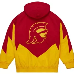 Men Mitchell & Ness Jackets & Outerwear-Retro Full Zip Jacket Current Logo Usc
