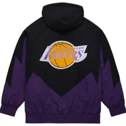 Men Mitchell & Ness Jackets & Outerwear-Retro Full Zip Jacket Los Angeles Lakers