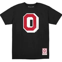 Youth Mitchell & Ness Big Kids-Retro Logo Tee Ohio State