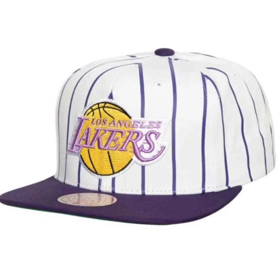 Mitchell & Ness Snapback-Retro Pinstripe Snapback Hwc Los Angeles Lakers