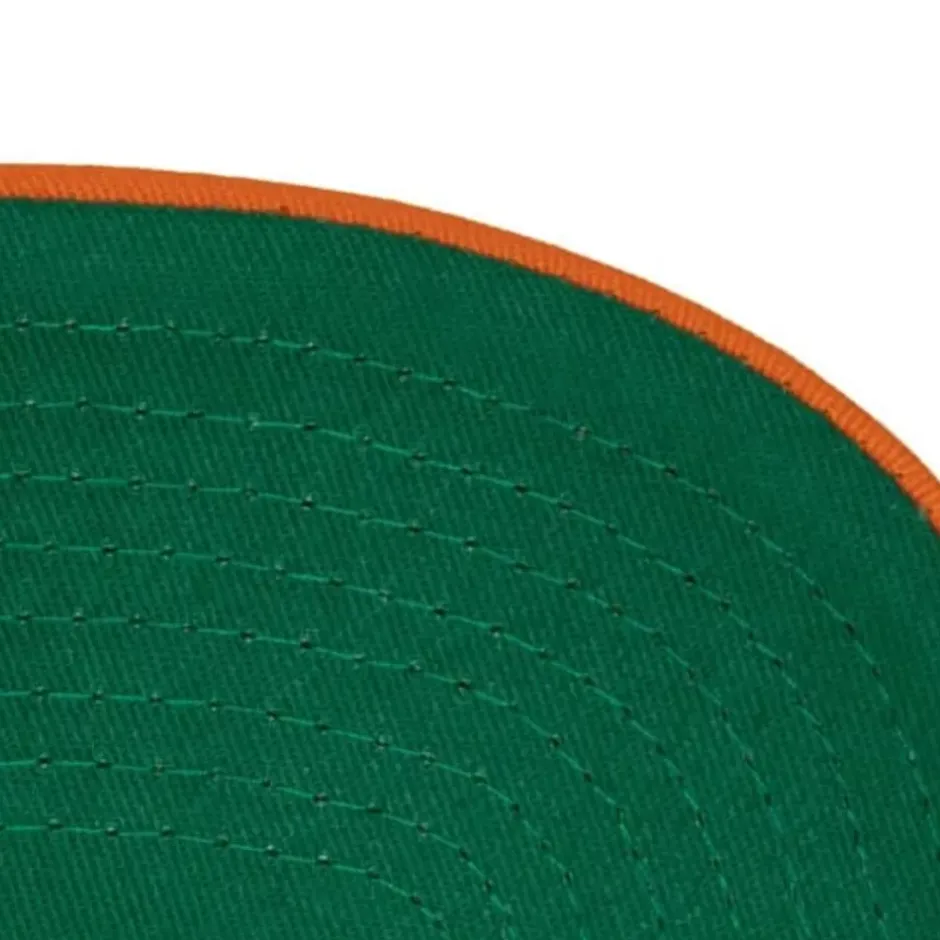 Mitchell & Ness Snapback-Retro Pinstripe Snapback University Of Miami