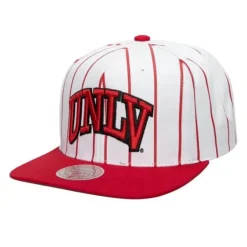 Mitchell & Ness Snapback-Retro Pinstripe Snapback Unlv