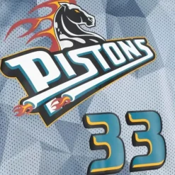 Men Mitchell & Ness T-Shirts & Tops-Reversible Mesh Tank Detroit Pistons Grant Hill