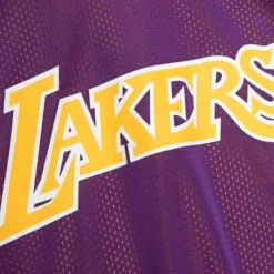 Men Mitchell & Ness T-Shirts & Tops-Reversible Mesh Tank Los Angeles Lakers