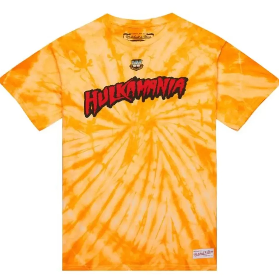Men Mitchell & Ness T-Shirts & Tops-Running Wild Td Tee Hulk Hogan