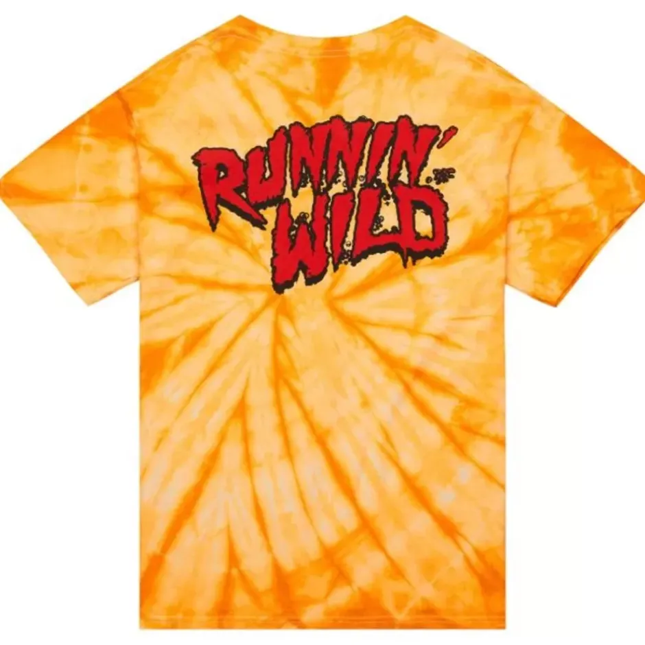 Men Mitchell & Ness T-Shirts & Tops-Running Wild Td Tee Hulk Hogan