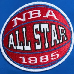 Men Mitchell & Ness Jackets & Outerwear-Satin Bomber Jacket Nba All-Star 1985