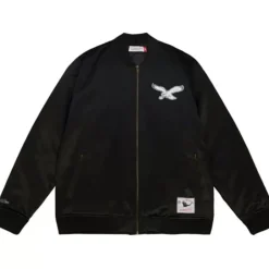 Men Mitchell & Ness Jackets & Outerwear-Satin Jacket 2.0 Philadelphia Eagles