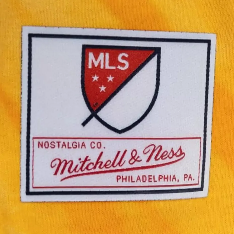 Men Mitchell & Ness T-Shirts & Tops-Script Tee Los Angeles Galaxy