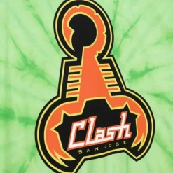 Men Mitchell & Ness T-Shirts & Tops-Script Tee San Jose Clash