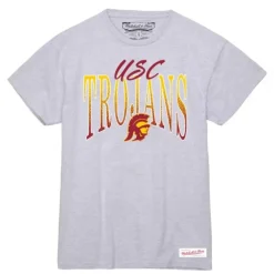 Men Mitchell & Ness T-Shirts & Tops-Script Tee Usc