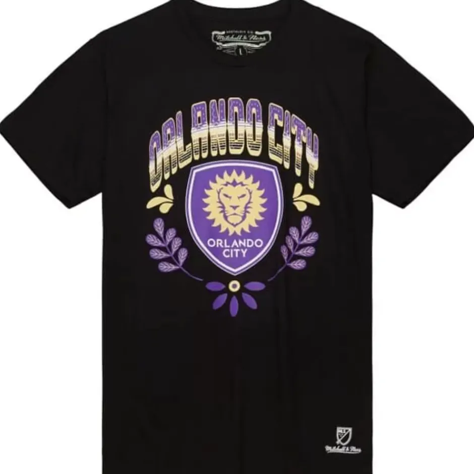 Men Mitchell & Ness T-Shirts & Tops-Serape Tee Orlando City Sc