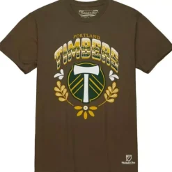 Men Mitchell & Ness T-Shirts & Tops-Serape Tee Portland Timbers