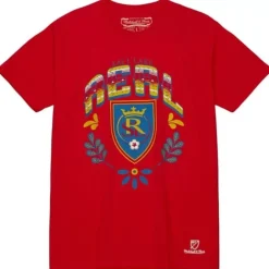 Men Mitchell & Ness T-Shirts & Tops-Serape Tee Real Salt Lake
