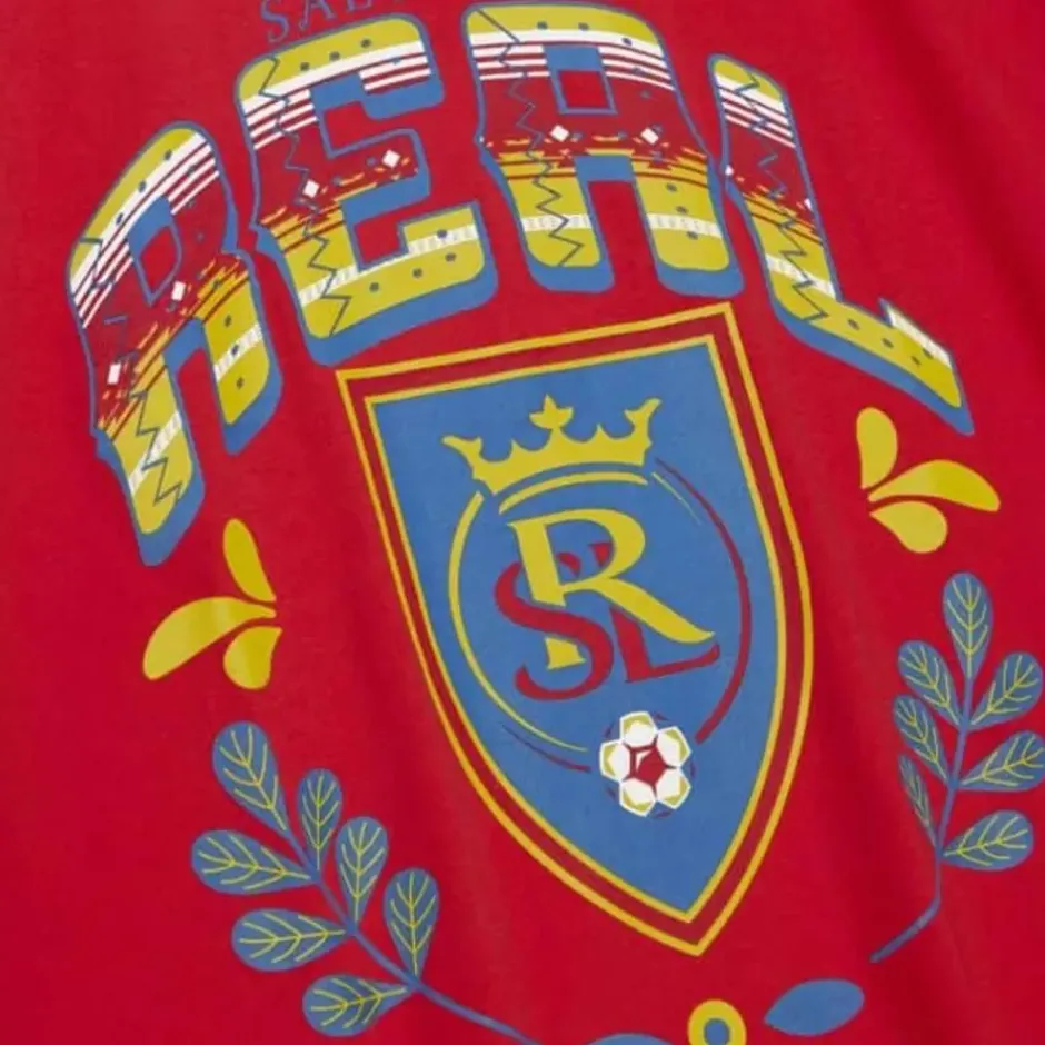 Men Mitchell & Ness T-Shirts & Tops-Serape Tee Real Salt Lake