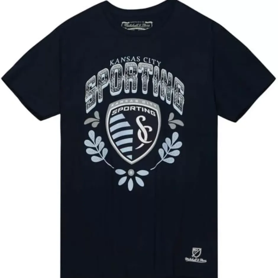 Men Mitchell & Ness T-Shirts & Tops-Serape Tee Sporting Kansas City