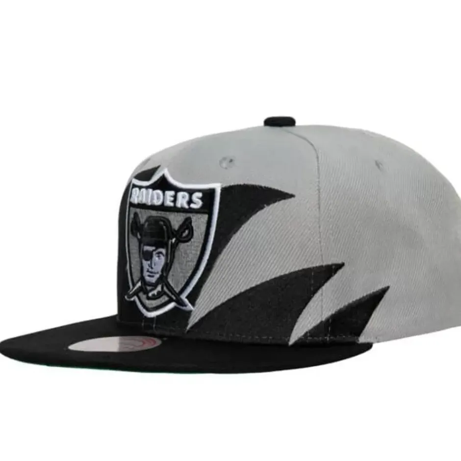 Mitchell & Ness Snapback-Sharktooth Snapback Oakland Raiders