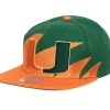 Mitchell & Ness Snapback-Sharktooth Snapback University Of Miami