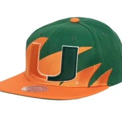 Mitchell & Ness Snapback-Sharktooth Snapback University Of Miami