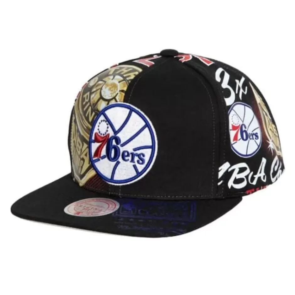 Mitchell & Ness Snapback-Shirt Remix Snapback Hwc Philadelphia 76Ers