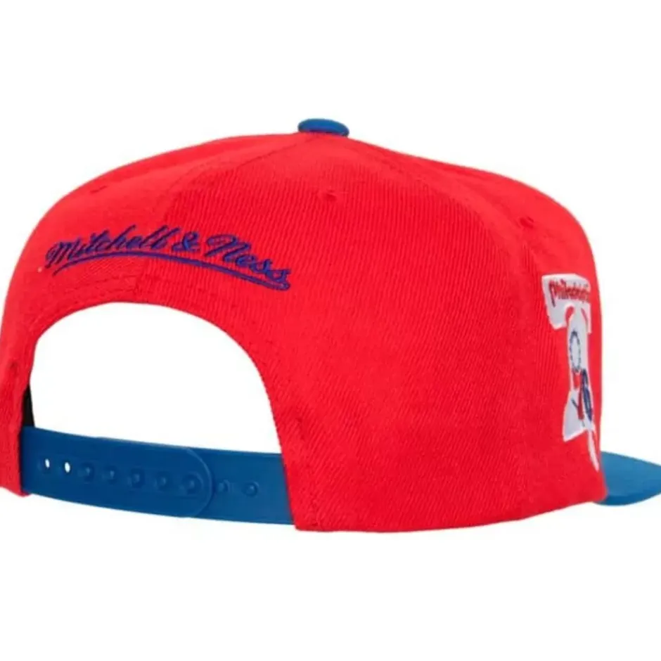 Mitchell & Ness Snapback-Side Core 2.0 Snapback Hwc Philadelphia 76Ers