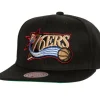 Mitchell & Ness Snapback-Side Jam Snapback Hwc Philadelphia 76Ers