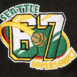 Mitchell & Ness Snapback-Side Jam Snapback Hwc Seattle Supersonics