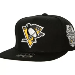 Mitchell & Ness Fitted-Side Patch Fitted Pittsburgh Penguins