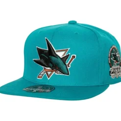 Mitchell & Ness Fitted-Side Patch Fitted San Jose Sharks
