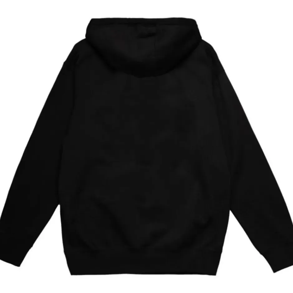 Men Mitchell & Ness Hoodies & Sweatshirts-Sidewalk Sketch Hoodie Atlanta Braves