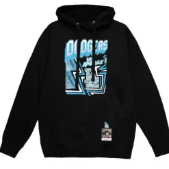 Men Mitchell & Ness Hoodies & Sweatshirts-Sidewalk Sketch Hoodie Los Angeles Dodgers