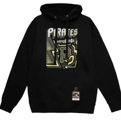 Men Mitchell & Ness Hoodies & Sweatshirts-Sidewalk Sketch Hoodie Pittsburgh Pirates