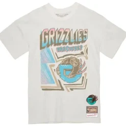 Men Mitchell & Ness T-Shirts & Tops-Sidewalk Sketch Tee Vancouver Grizzlies