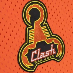 Men Mitchell & Ness T-Shirts & Tops-Since 96 2.0 Mesh Pullover V-Neck San Jose Clash