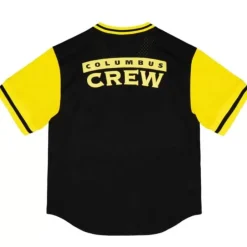 Men Mitchell & Ness T-Shirts & Tops-Since 96 2.0 Mesh Pullover V-Neck Columbus Crew