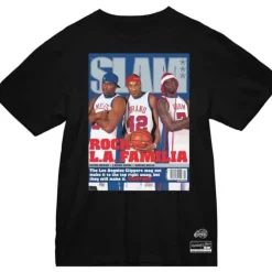 Men Mitchell & Ness T-Shirts & Tops-Slam Cover Los Angeles Clippers